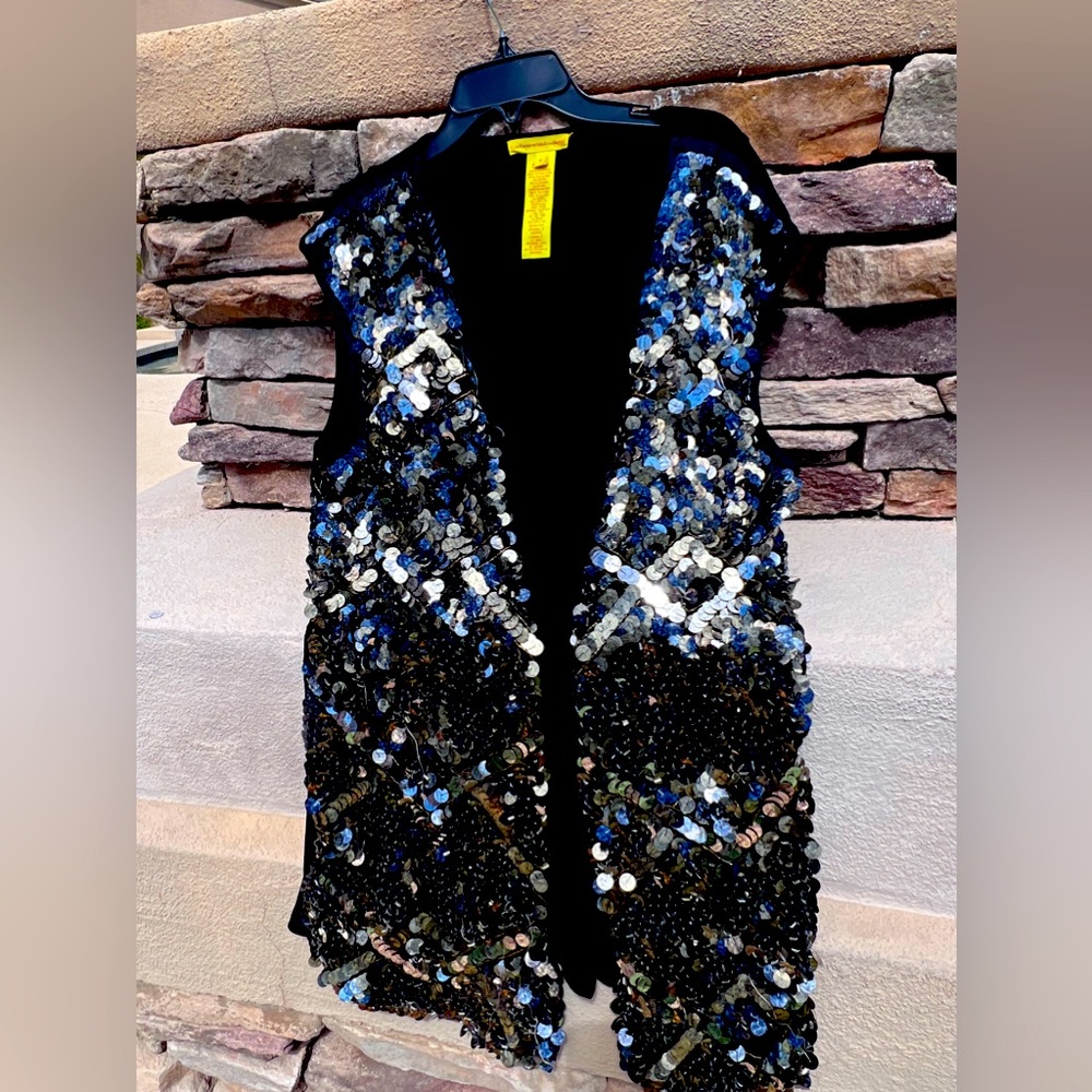 Cathrine Malandrino Sequence Vest Women’s Size 6 Fair Condition